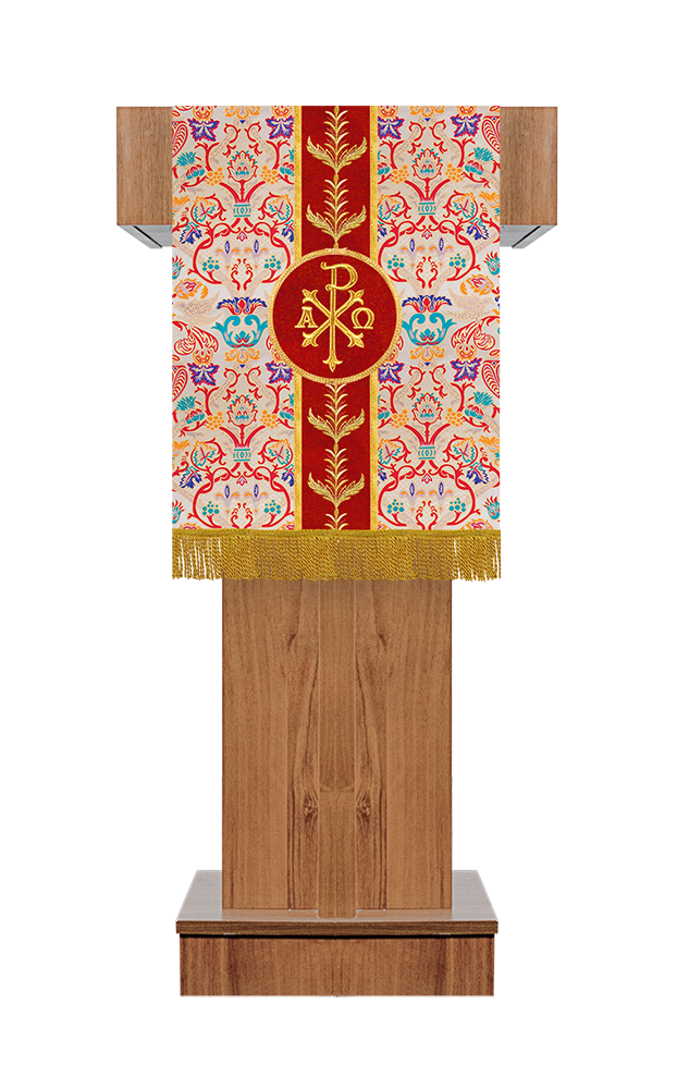 Tapestry Pulpit/Lectern Liturgical Embroidered Motif