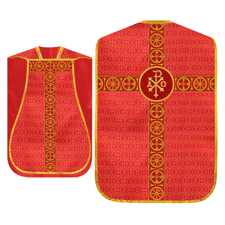 Roman Chasuble with Adorned Orphrey