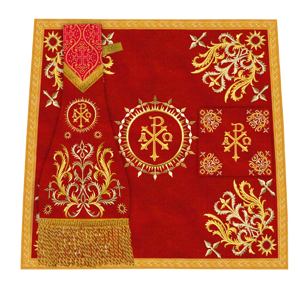 Roman Chasuble with matching stole