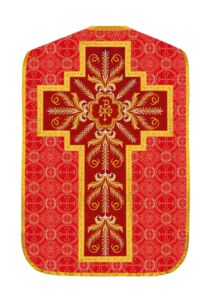 Roman Chasuble with liturgical motifs