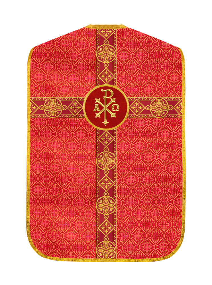 Embroidered Roman Chasuble Vestment