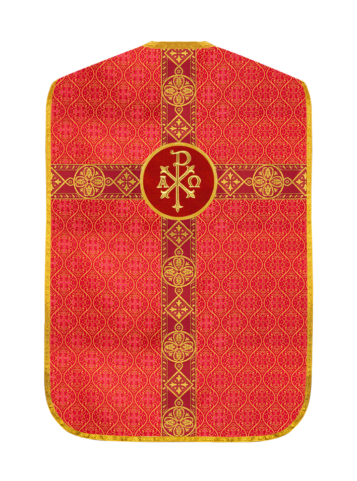 Embroidered Roman Chasuble Vestment