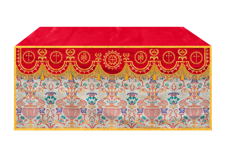 Tapestry Altar Cloth with Woven Braids