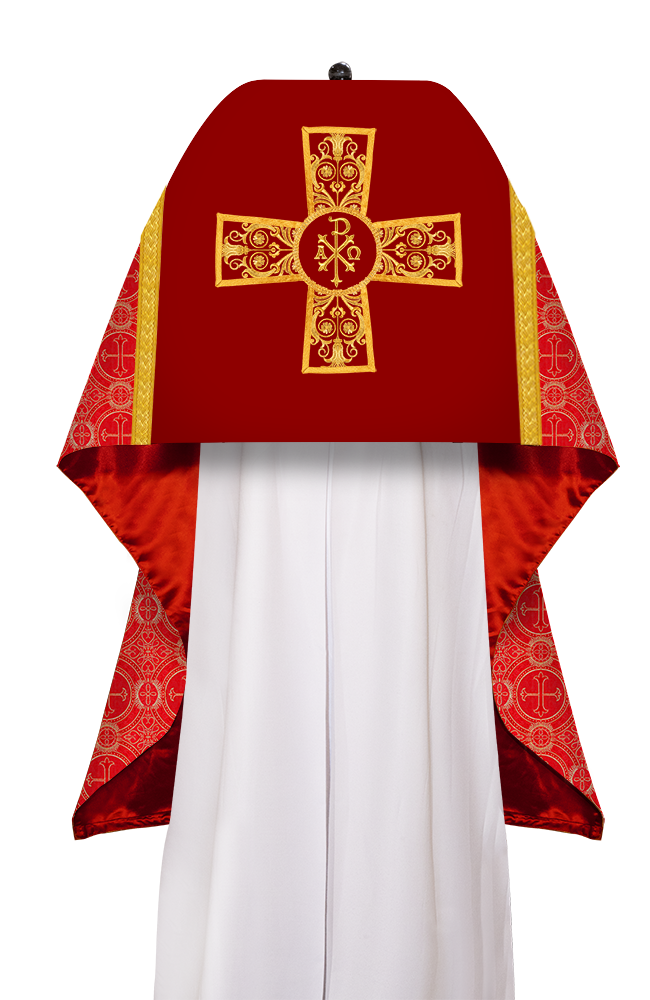 Humeral Veil Vestment with Motif Embroidery