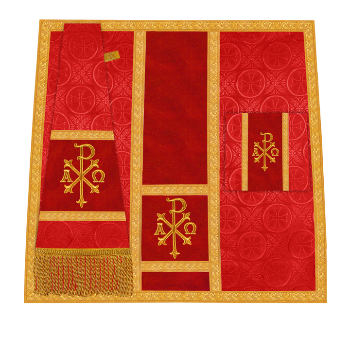 Handcrafted Altar Mass Set with Embroidered Motif