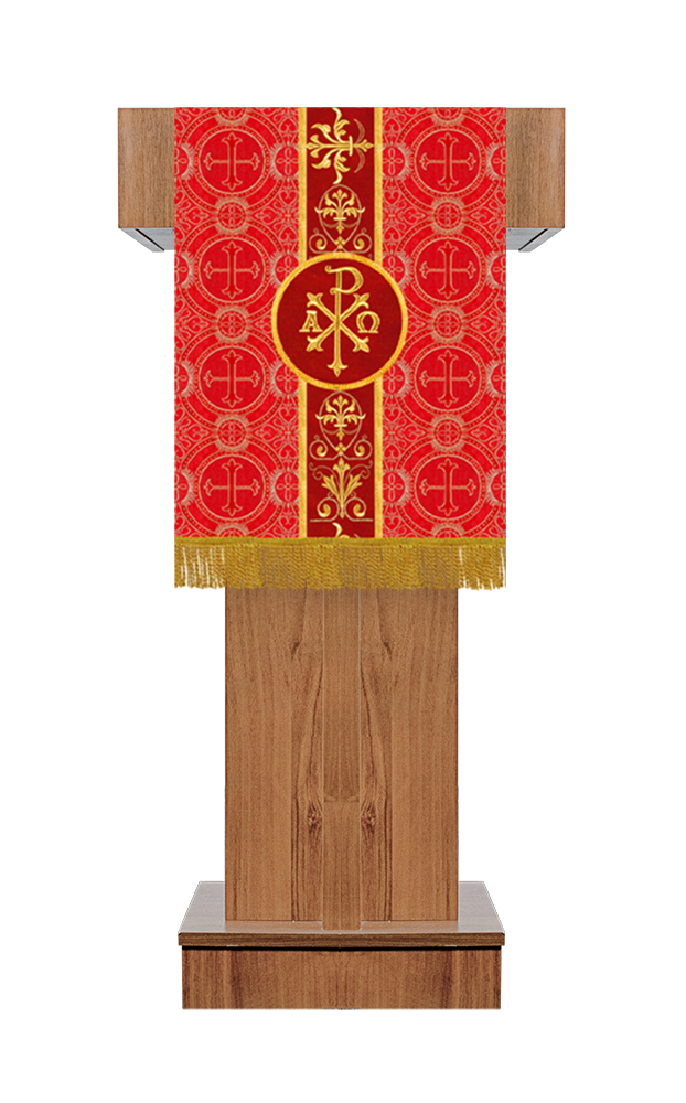 Pulpit/Lectern with Embroidered Trim