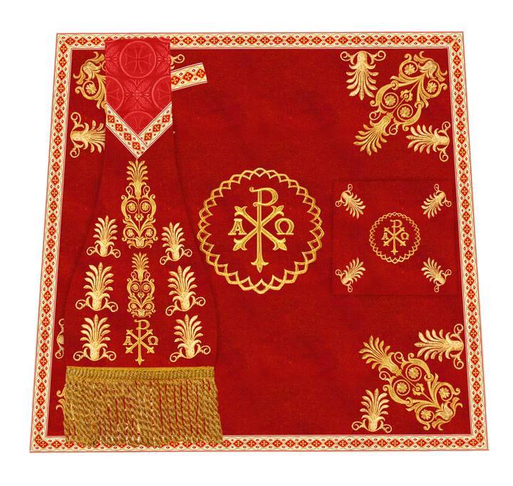 Altar Mass Set adorned with Liturgical motif and Trims