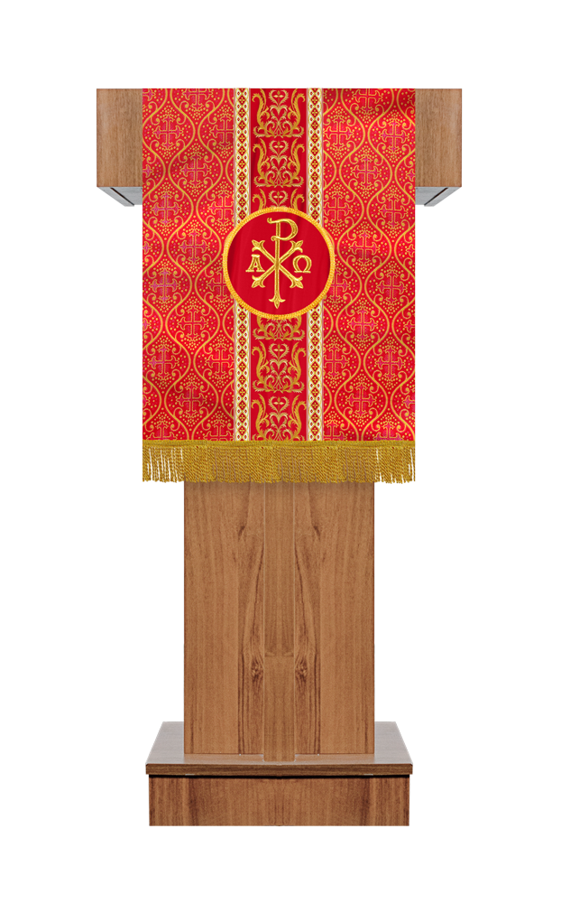 Communion Table Cloth with Embroidered Trims