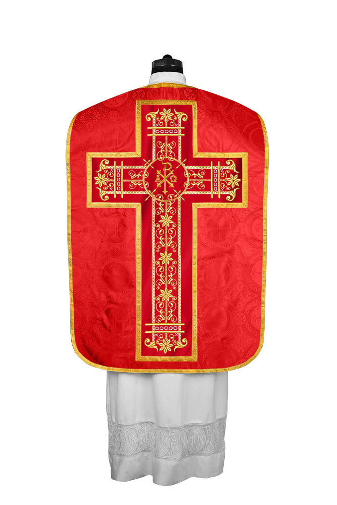 Vestimentas católicas con espalda de violín 