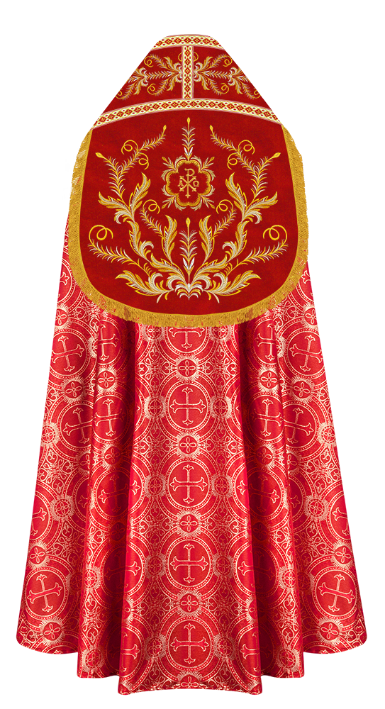 Traditional Embroidered Roman Cope Vestment