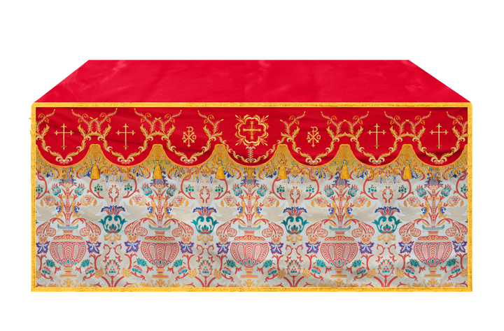 Tapestry Altar Cloth with Liturgical Motif