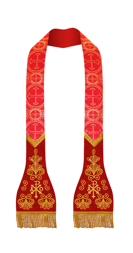 Roman Stole with Liturgical motif