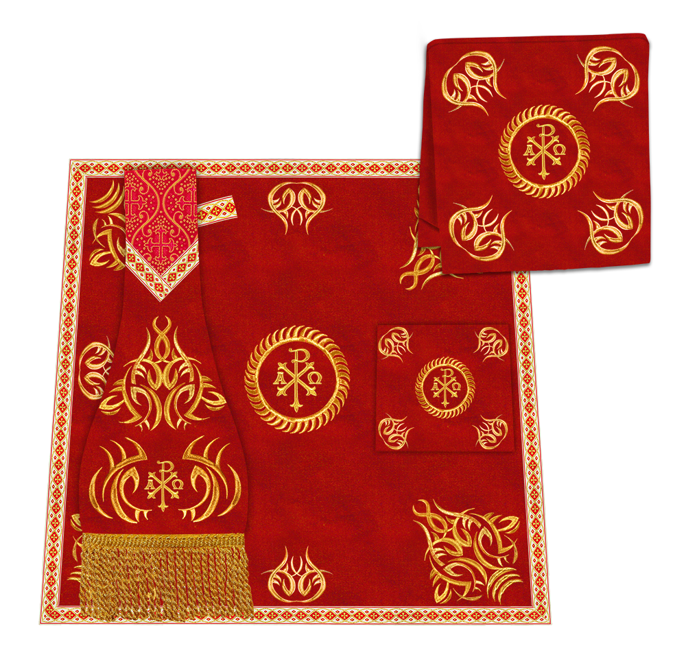 Gothic Cope Vestments With Liturgical Embroidery and Trims