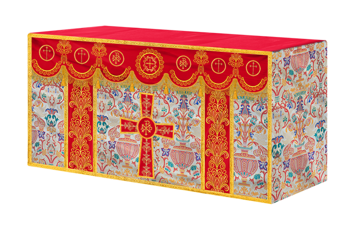 Coronation Tapestry Church Altar Cloth with Trims