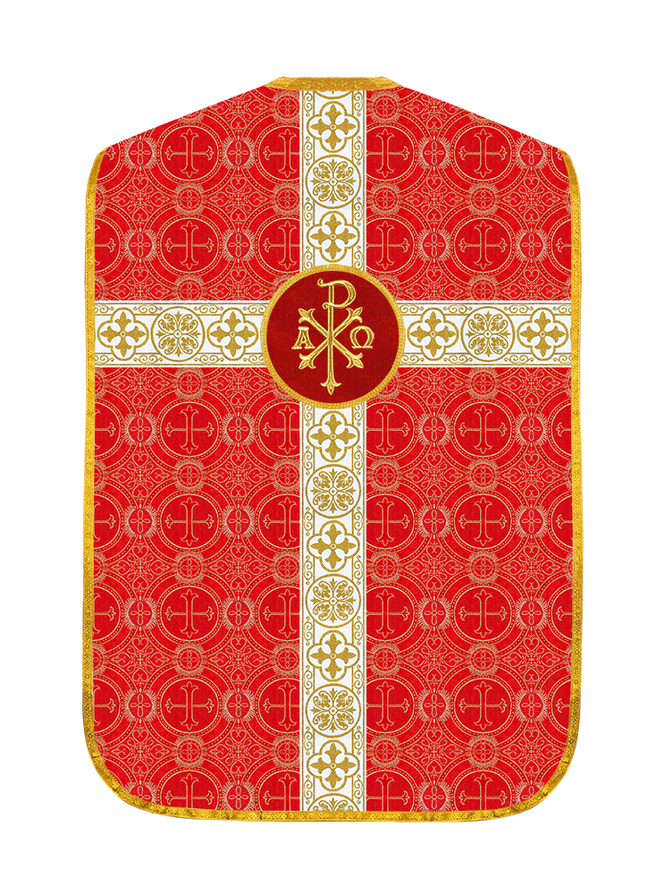 Roman Catholic Chasuble with Spiritual Motif