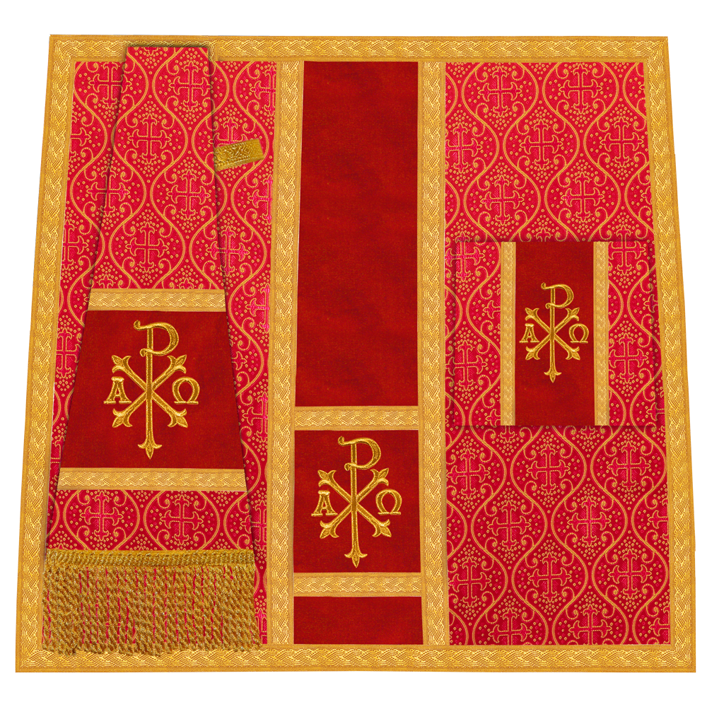 Roman chasuble with Motif and Trims