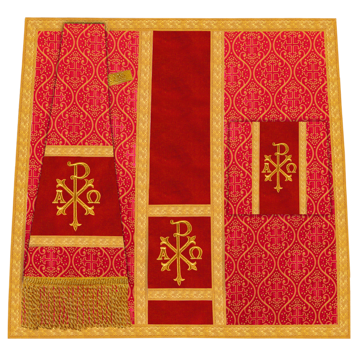 Roman chasuble with Motif and Trims