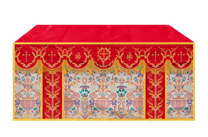 Tapestry Altar Cloth with Liturgical Motif