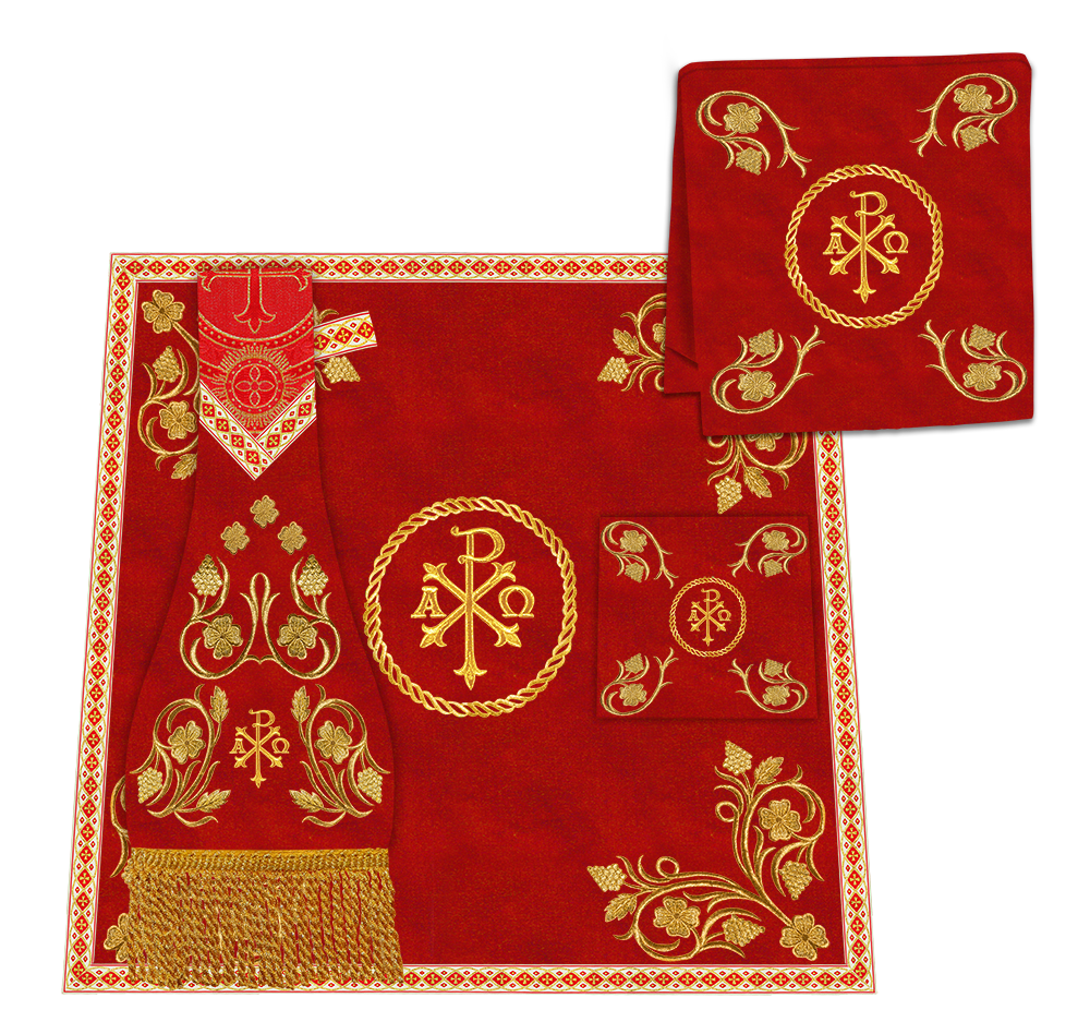 Borromean Chasuble Vestment With Grapes Embroidery and Trims