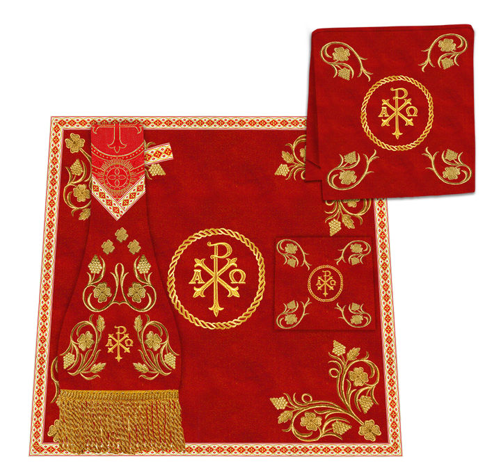 Borromean Chasuble Vestment With Grapes Embroidery and Trims