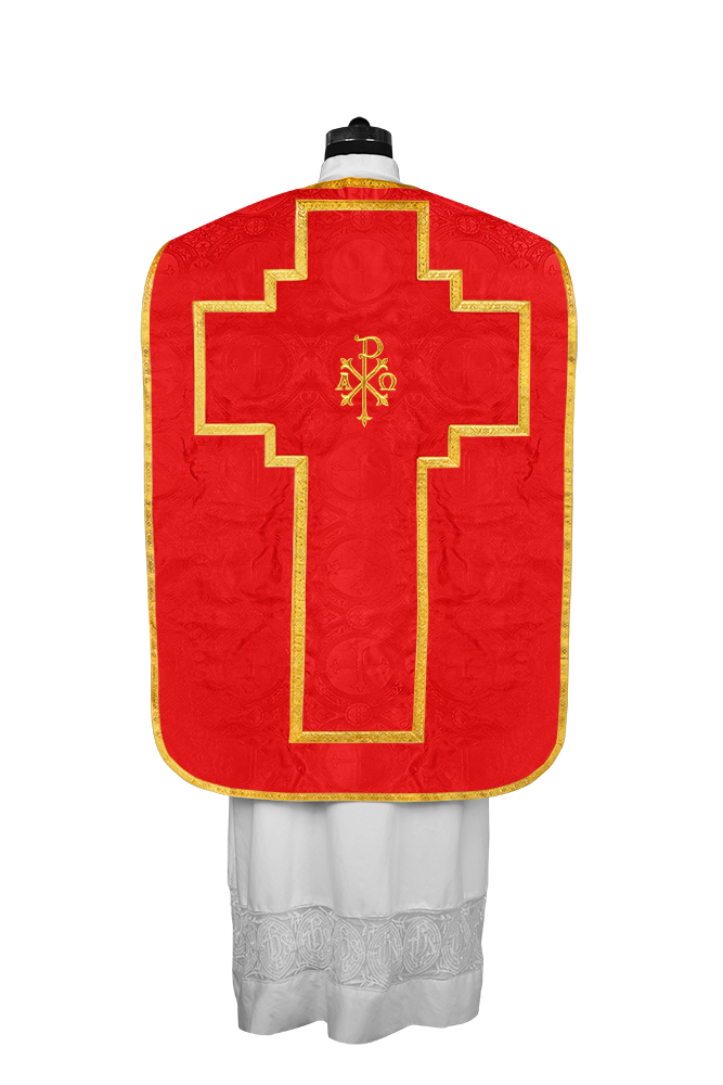 Roman Chasuble with adorned motif