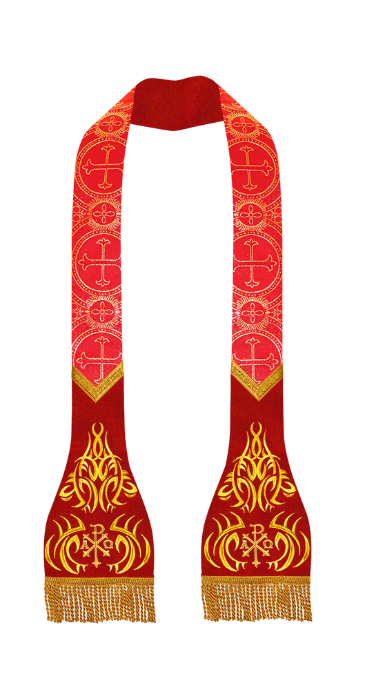 Roman Stole with Spiritual motif