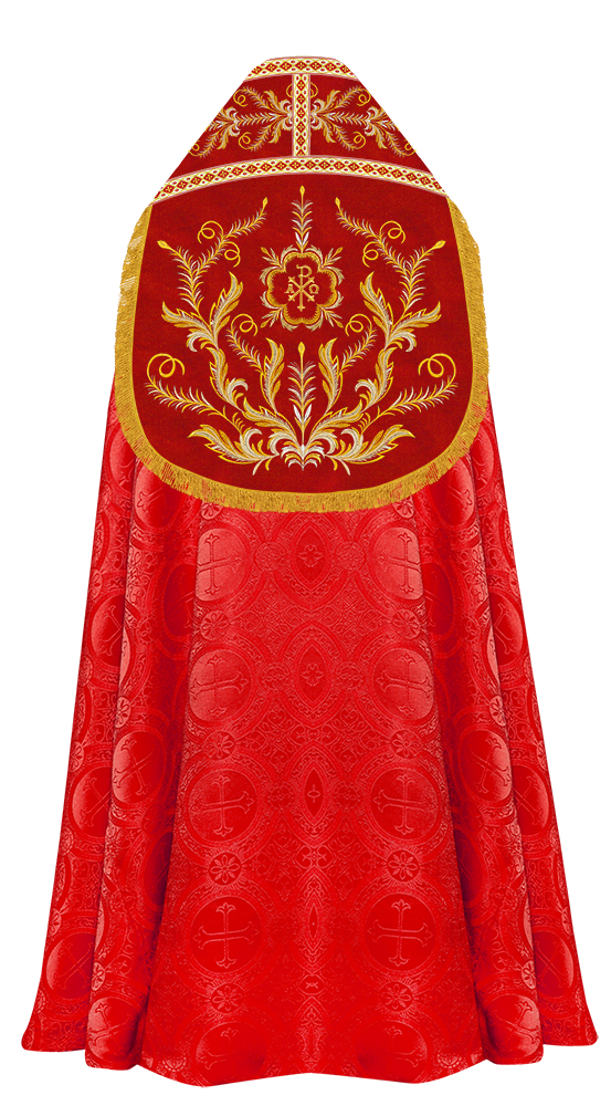 Traditional Embroidered Roman Cope Vestment