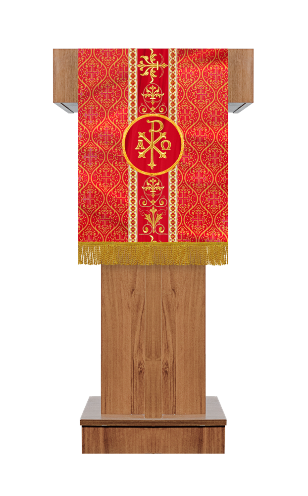 Altar Cloth with Spiritual Motif and Trims