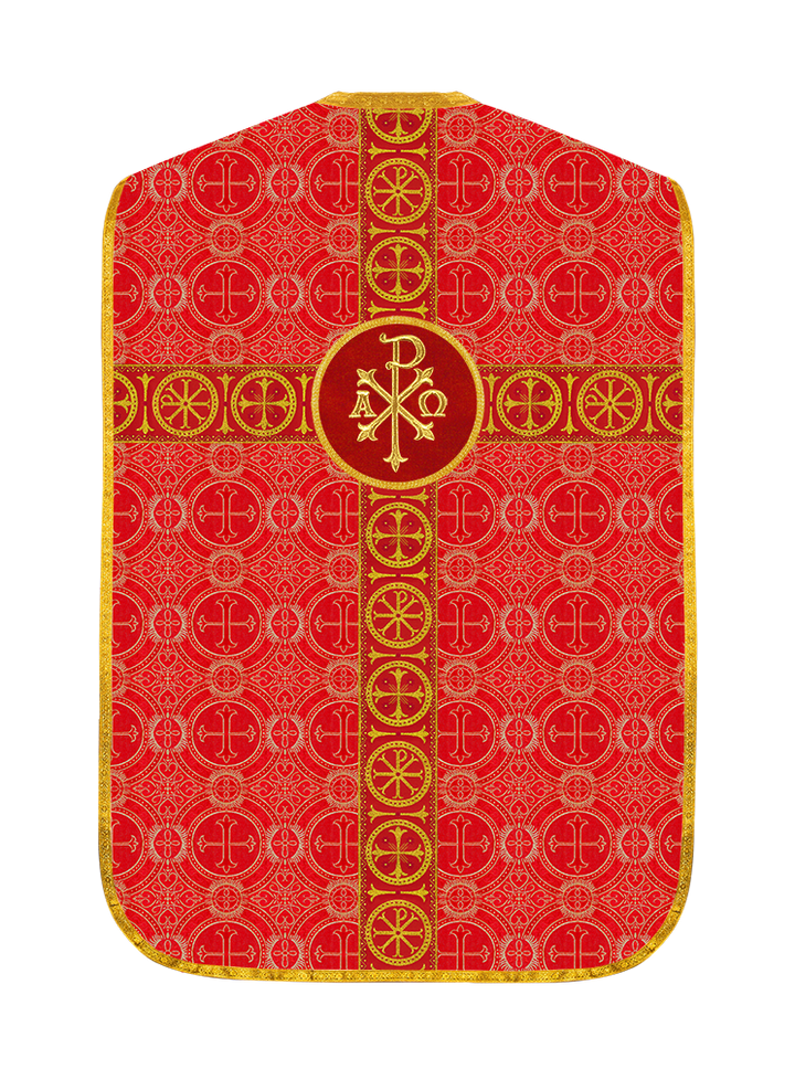 Roman Chasuble with Adorned Orphrey