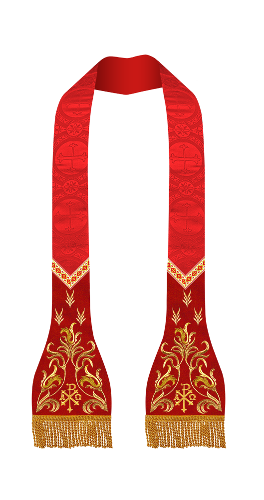 Roman Catholic Stole with Spiritual motif