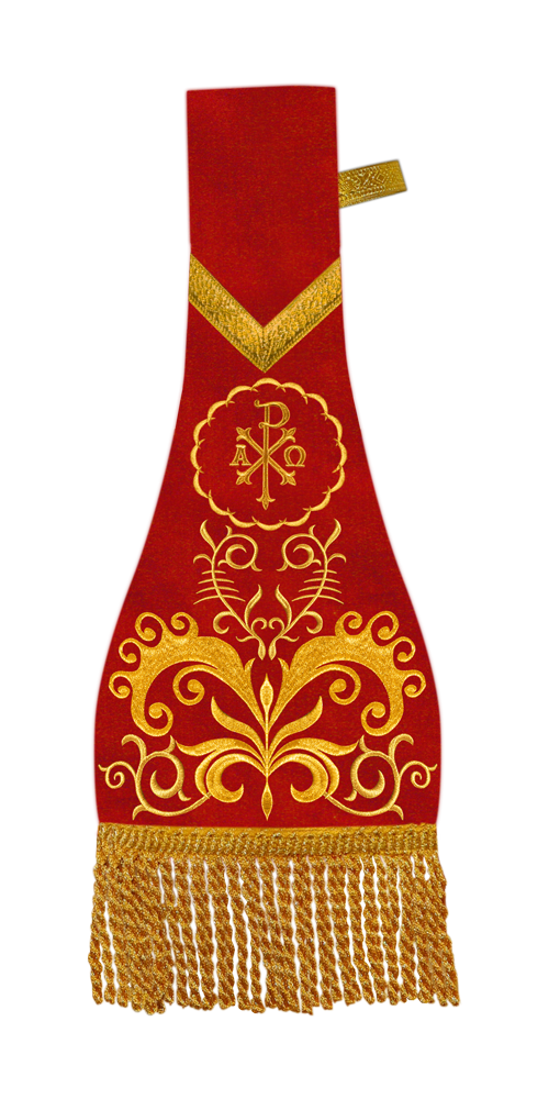 Roman chasuble with adorned embroidery