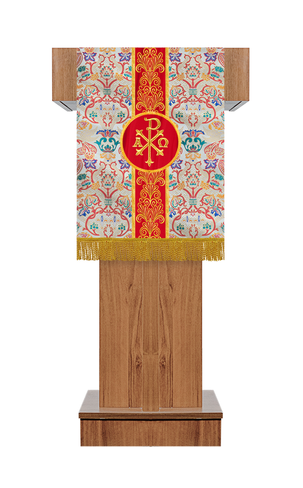 Tapestry Pulpit/Lectern with Spiritual Motif