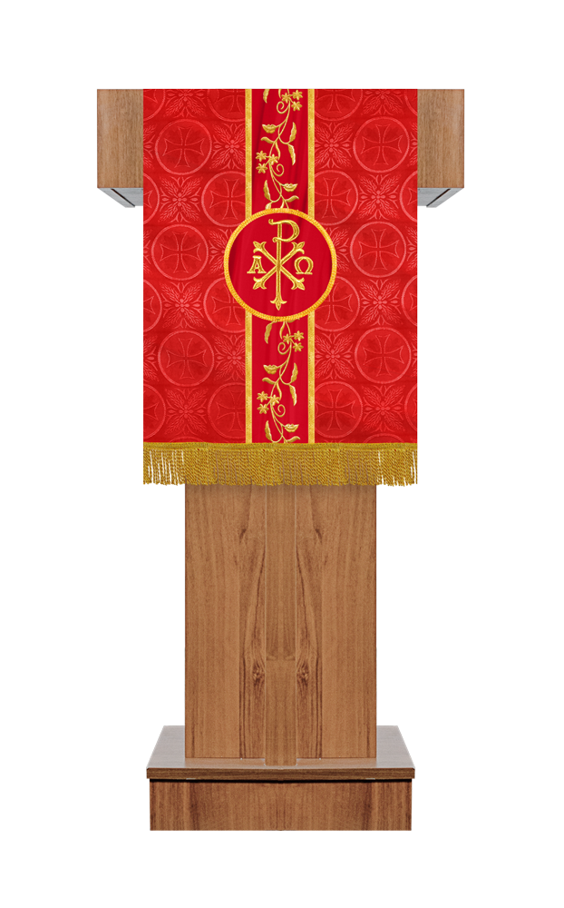 Altar Cloth with Fine Embroidery and Spiritual Motif