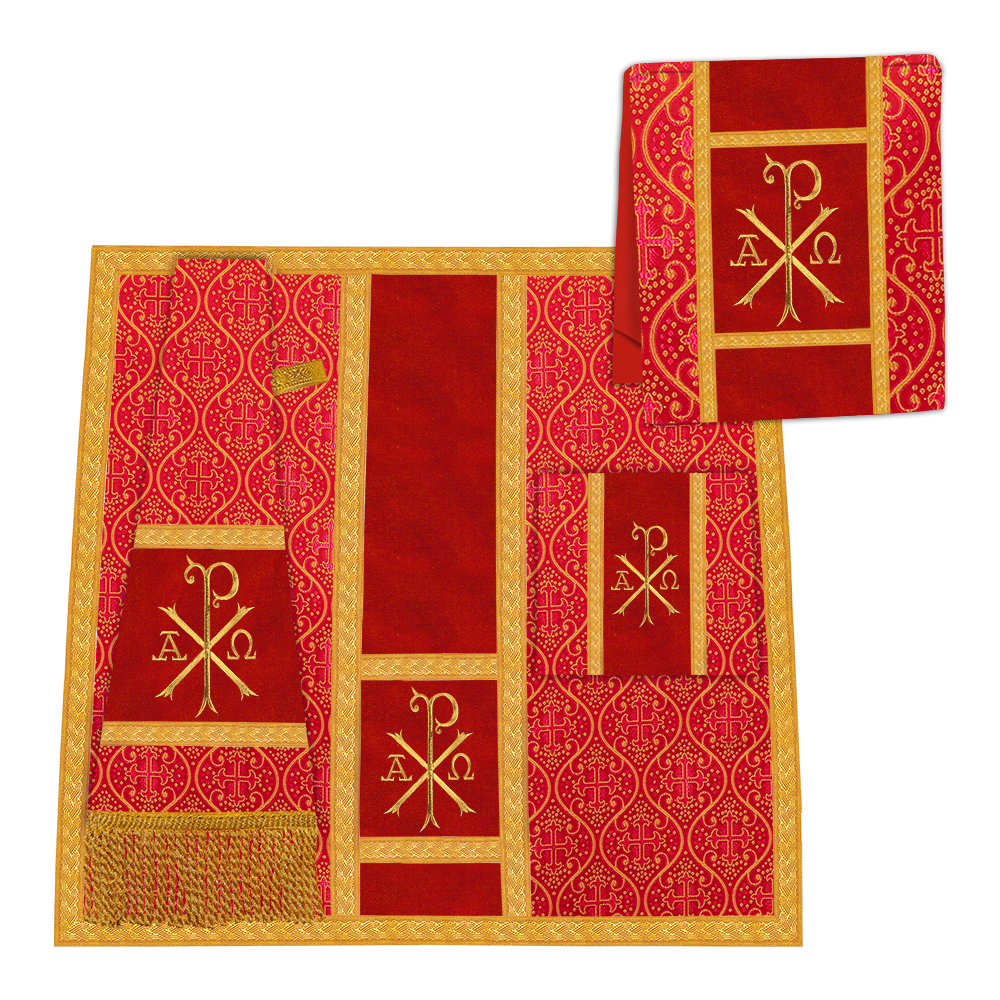 Liturgical Cope Vestments with Ornate Trims