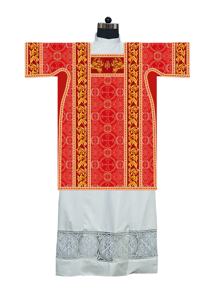 Tunicle Vestment with Woven Braids