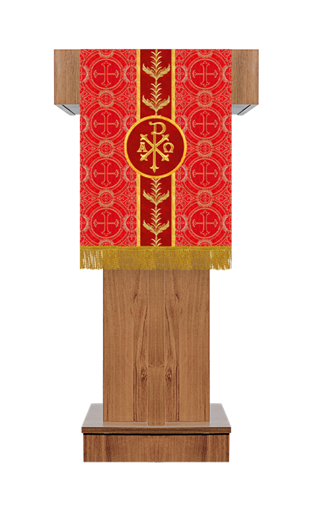 Pulpit/Lectern with Adorned Woven Braid