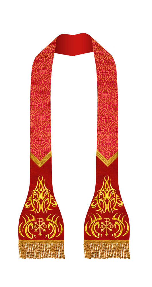 Roman Stole with Spiritual motif