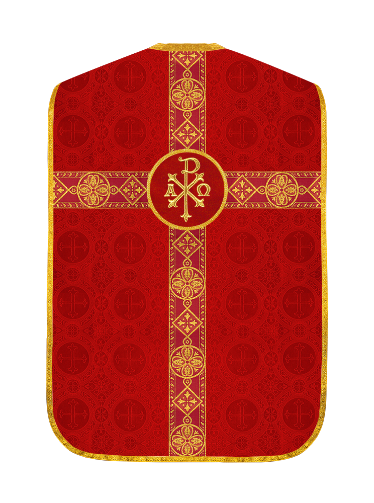 Embroidered Roman Chasuble Vestment