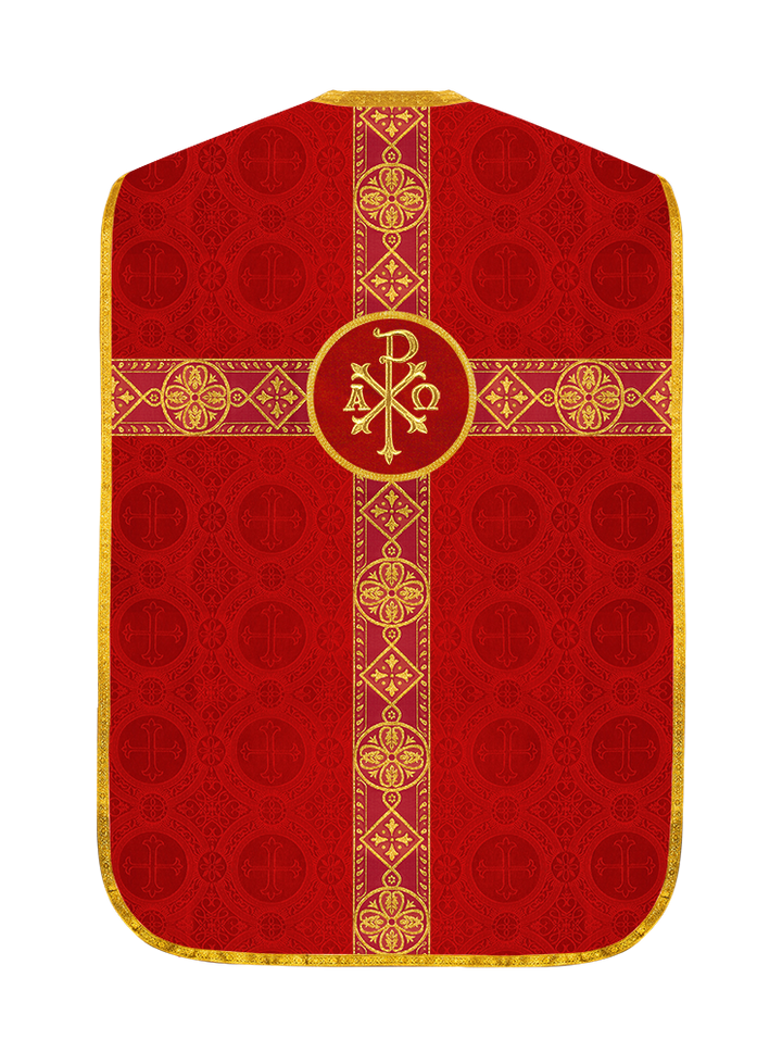 Embroidered Roman Chasuble Vestment