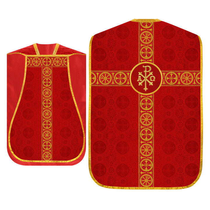 Roman Chasuble with Adorned Orphrey