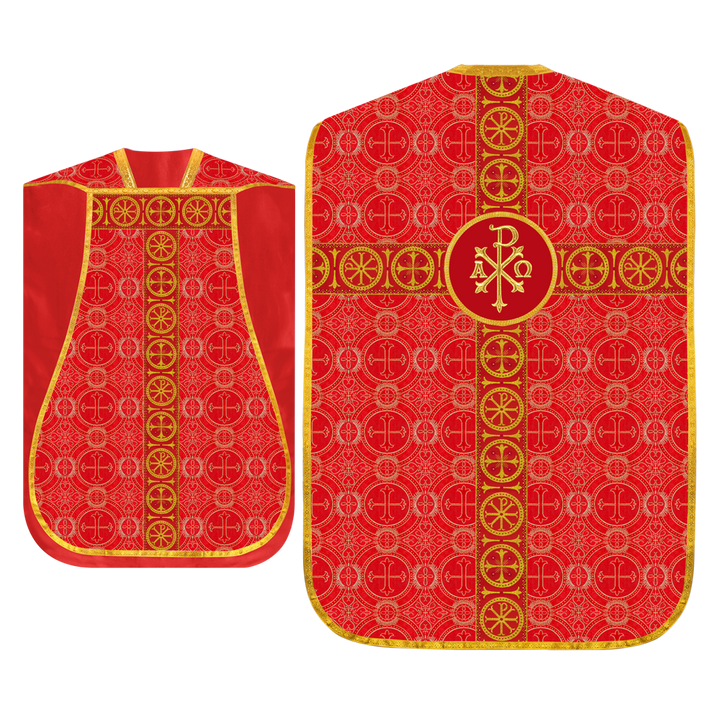 Roman Chasuble with Adorned Orphrey