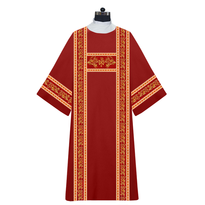 Dalmatics Vestments With Enhanced Embroidery