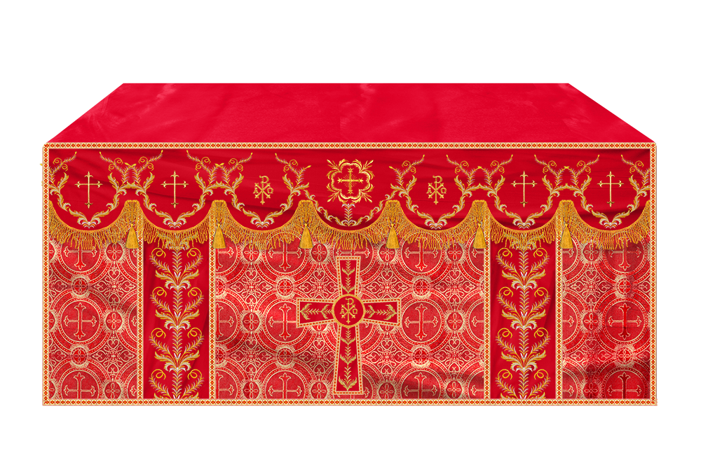 Church Altar Parament with Trims