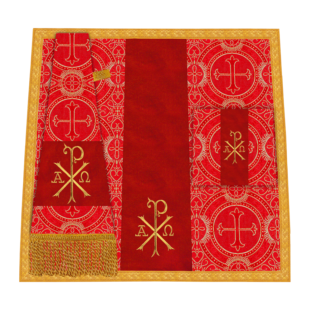 Liturgical Altar Mass Set with adorned motif