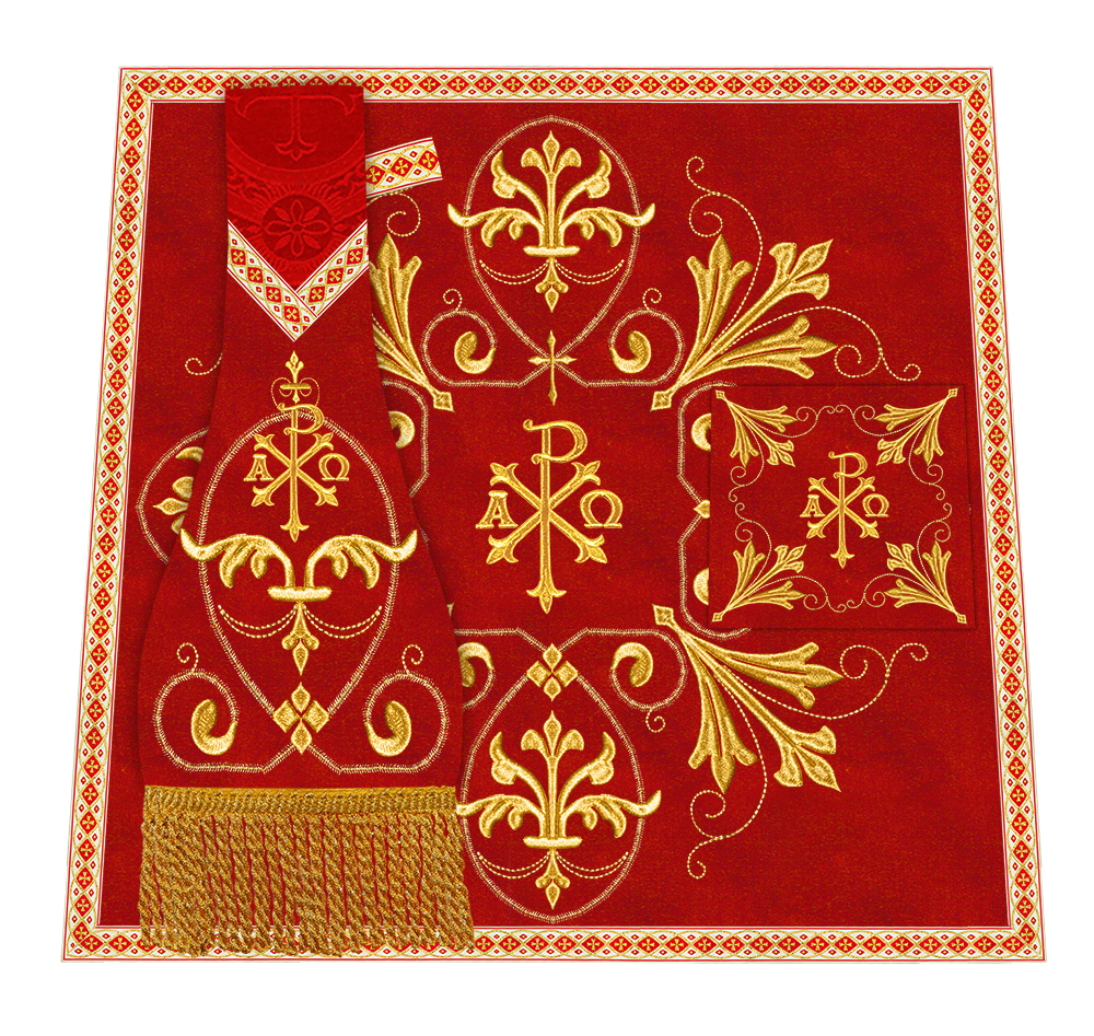 Spiritual Embroidery Mass Set Vestment