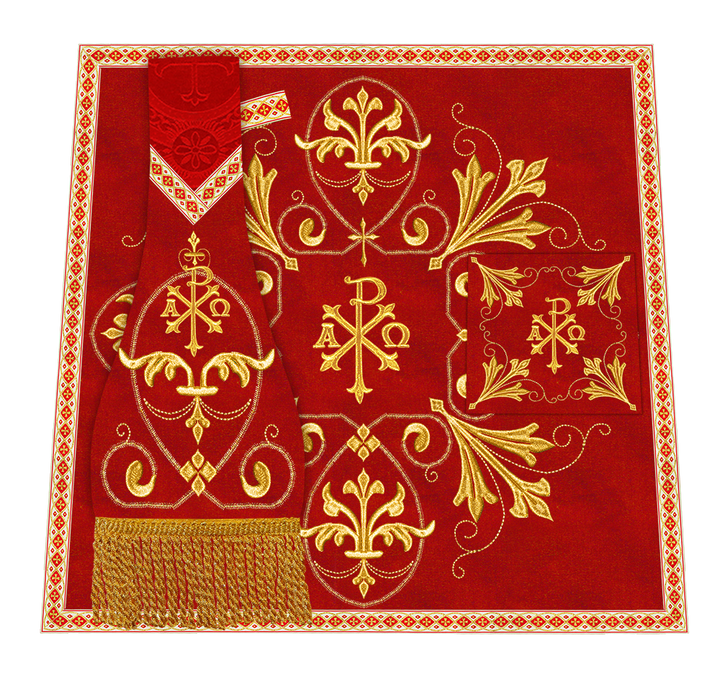 Spiritual Embroidery Mass Set Vestment