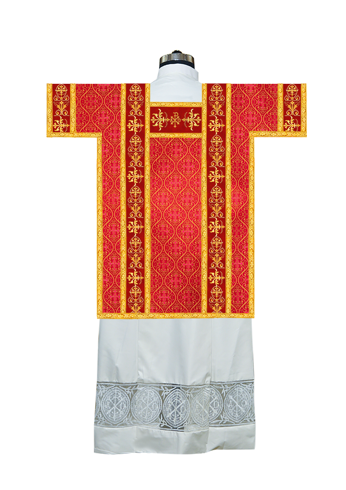 Tunicle Vestment with Adorned Orphrey