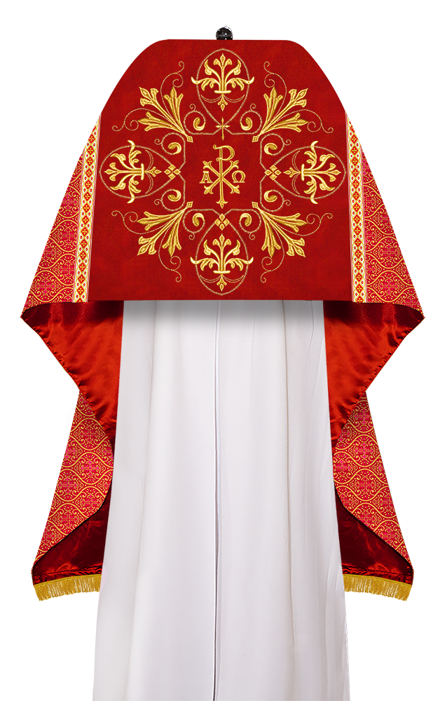 Humeral Veil Vestment with Adorned Liturgical Motif