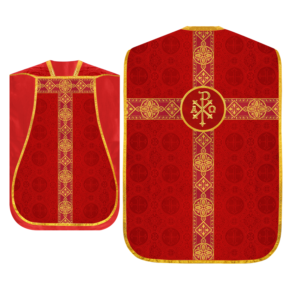 Embroidered Roman Chasuble Vestment