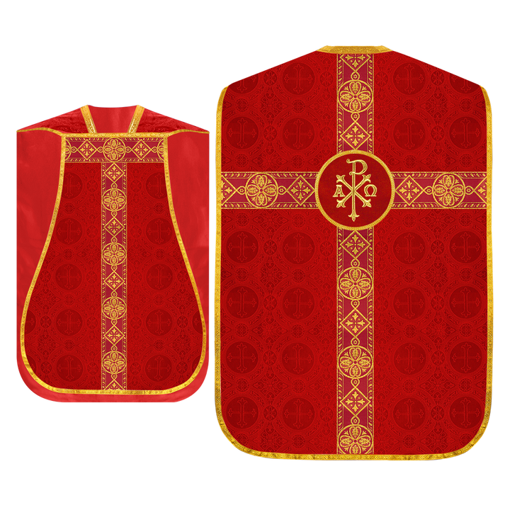 Embroidered Roman Chasuble Vestment